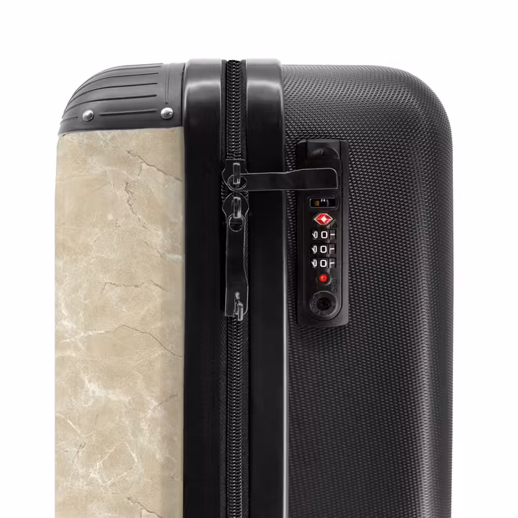 Valise - Beige clair - Marbre - Veines de diffusion — 6