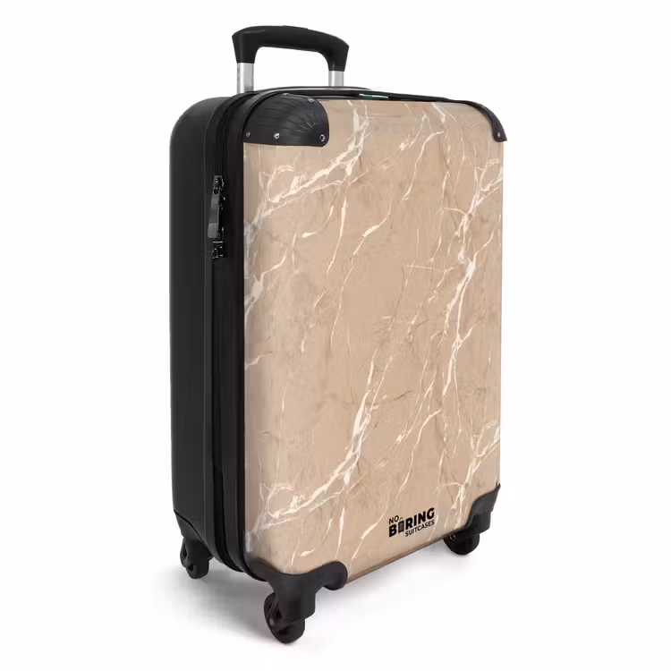 Valise - Beige - Marble - Organic - White — 2