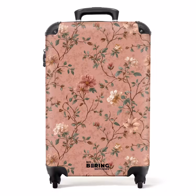 Valise - Botanique - Fleurs - Rose — 1