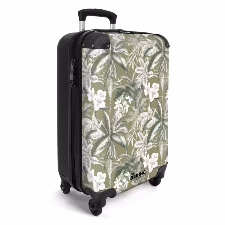 Valise - Botanique - Fleurs - Vert — 2