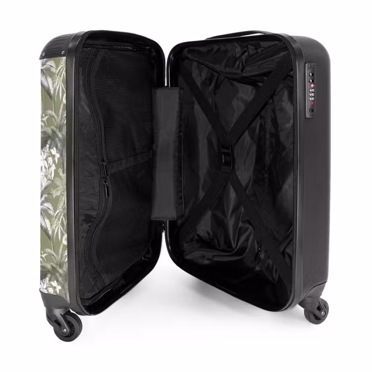 Valise - Botanique - Fleurs - Vert — 5