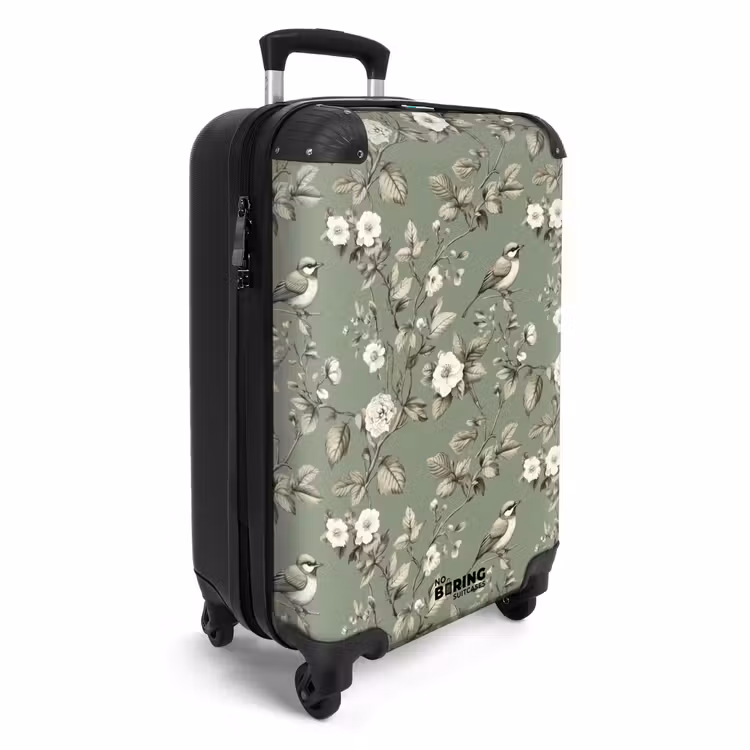 Valise - Botanique - Oiseaux - Vert — 2