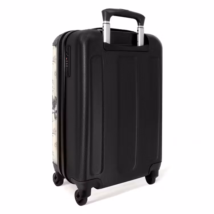 Valise - Branches - Oiseaux - Beige — 4