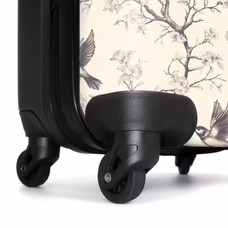 Valise - Branches - Oiseaux - Beige — 7