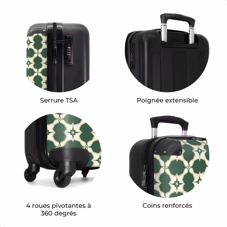 Valise - Carrelage - Classic - Vert — 8