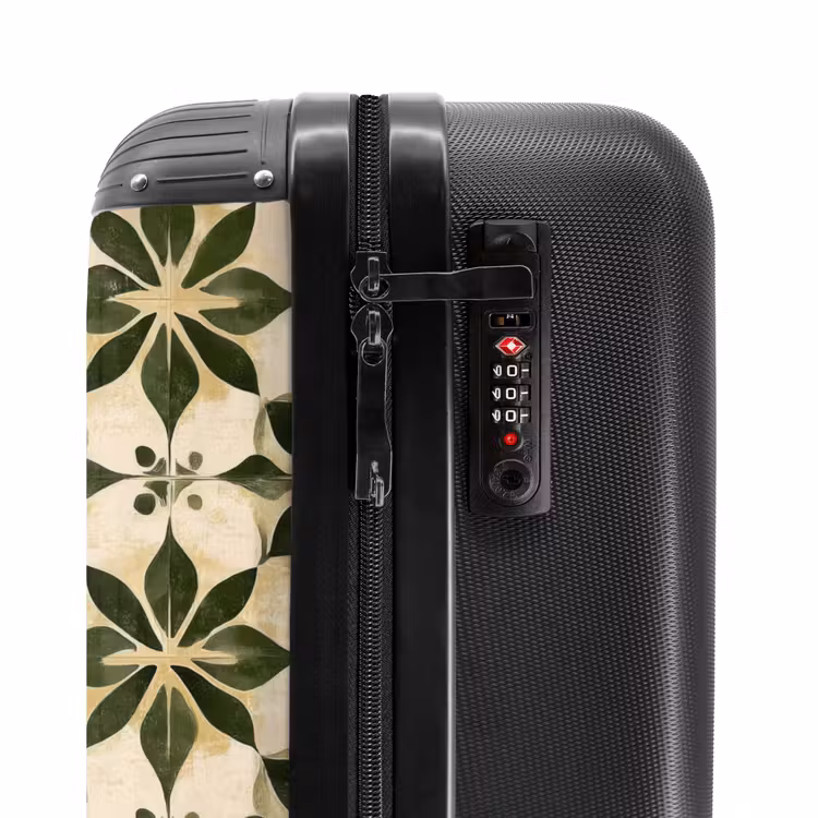 Valise - Carrelage - Motif - Vert — 6
