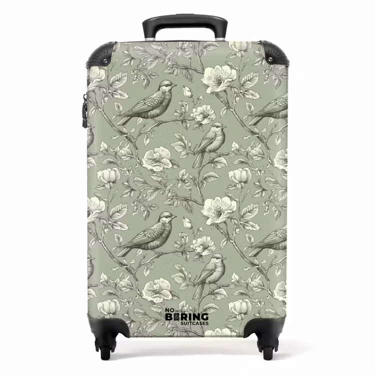 Valise - Classique - Botanique - Vert — 1