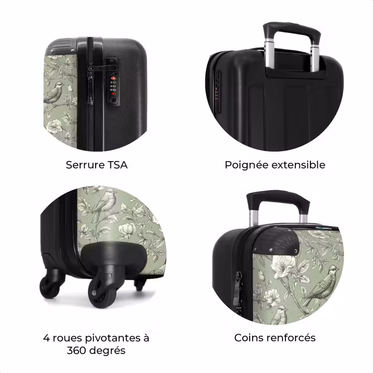 Valise - Classique - Botanique - Vert — 8