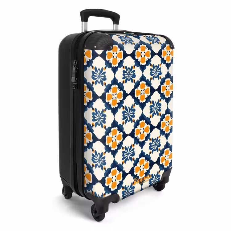 Valise - Classique - Géométrique - Bleu — 2