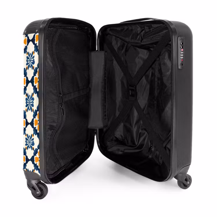 Valise - Classique - Géométrique - Bleu — 5