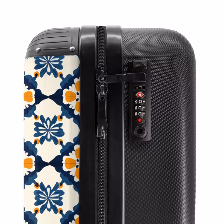 Valise - Classique - Géométrique - Bleu — 6