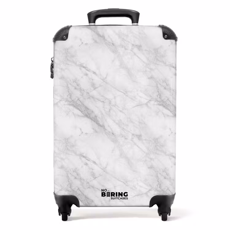 Valise - Classique - Marbre - Gris — 1