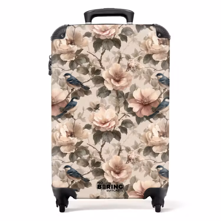 Valise - Classique - Oiseaux - Coloré — 1