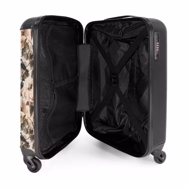 Valise - Classique - Oiseaux - Coloré — 5