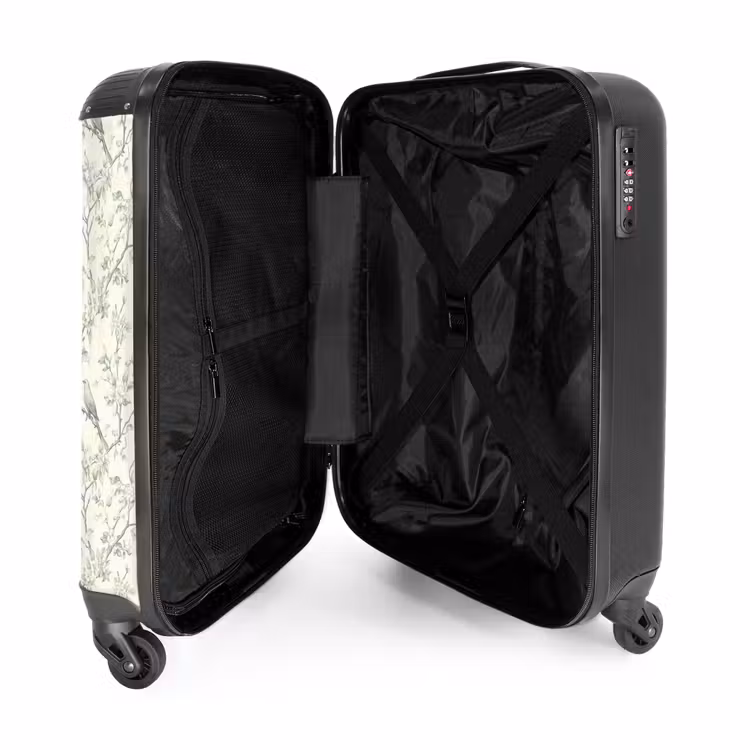 Valise - Classique - Oiseaux - Vert — 5