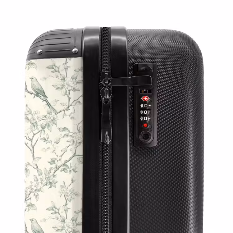 Valise - Classique - Oiseaux - Vert — 6