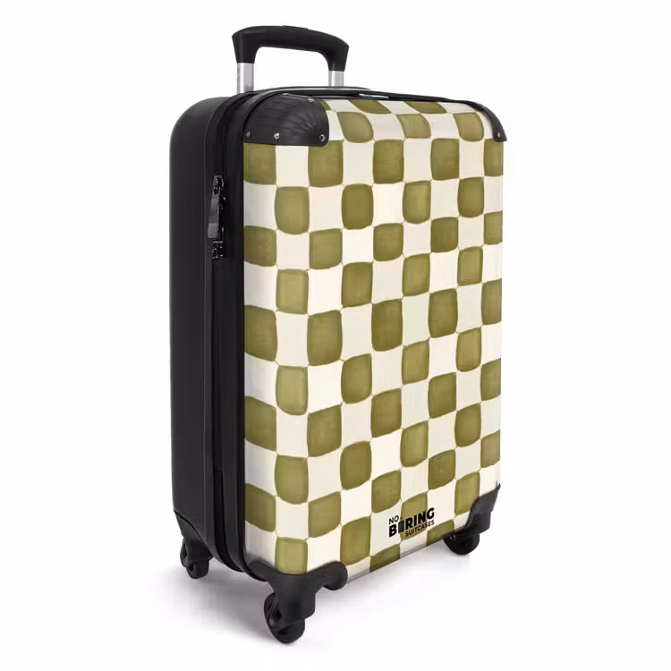Valise - Échecs - Motif - Vert — 2