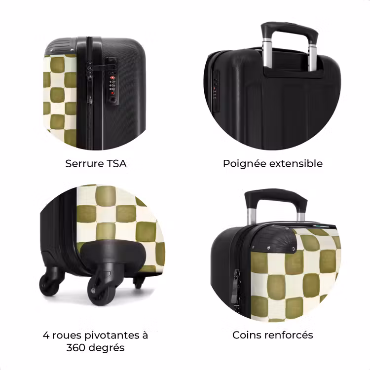 Valise - Échecs - Motif - Vert — 8