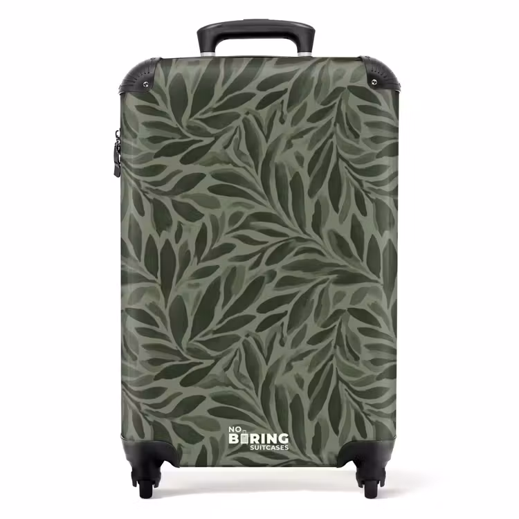 Valise - Feuilles - Bio - Vertes — 1
