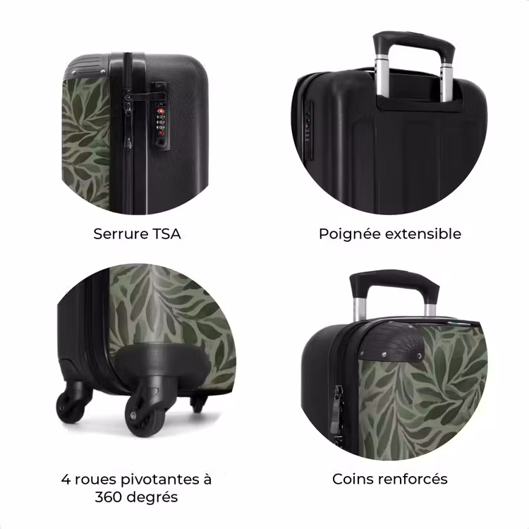 Valise - Feuilles - Bio - Vertes — 8