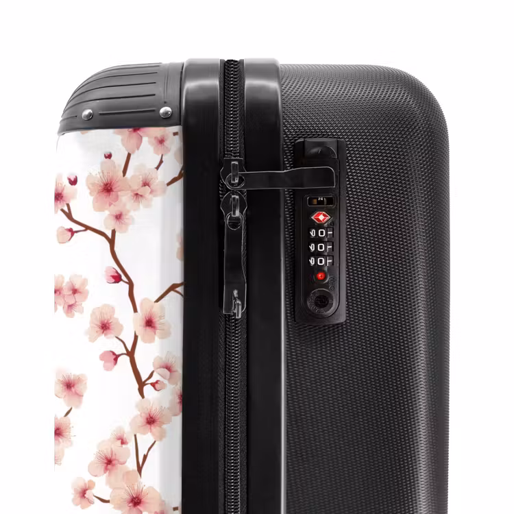 Valise - Fleur de cerisier - Branches - Rose — 6