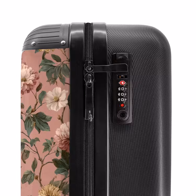 Valise - Fleurs - Classique - Rose — 6