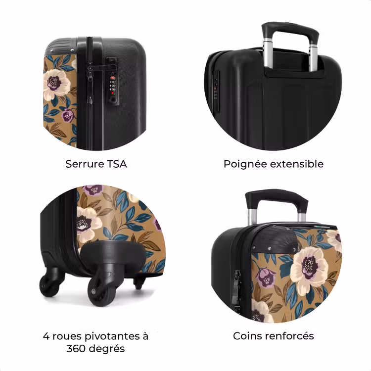 Valise - Floral - Nature morte - Coloré — 8