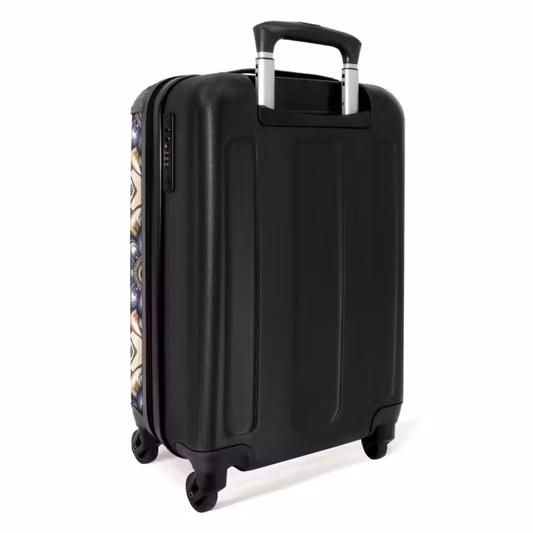 Valise - Floral - Ornement - Bleu — 4