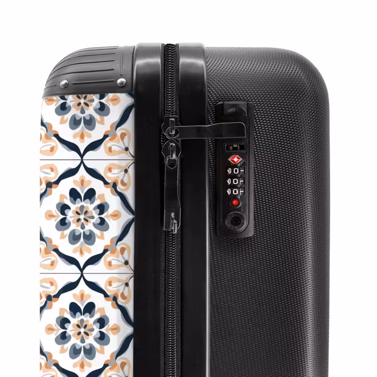Valise - Forme de feuille - Motif - Coloré — 6