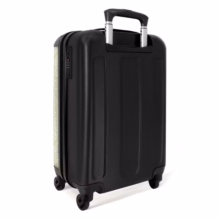Valise - Géométrique - Lignes - Vert — 4