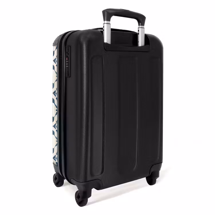 Valise - Graphique - Carrelage - Bleu — 4