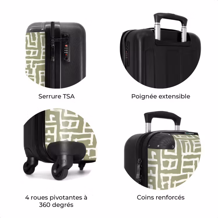 Valise - Graphique - Motif - Vert — 8