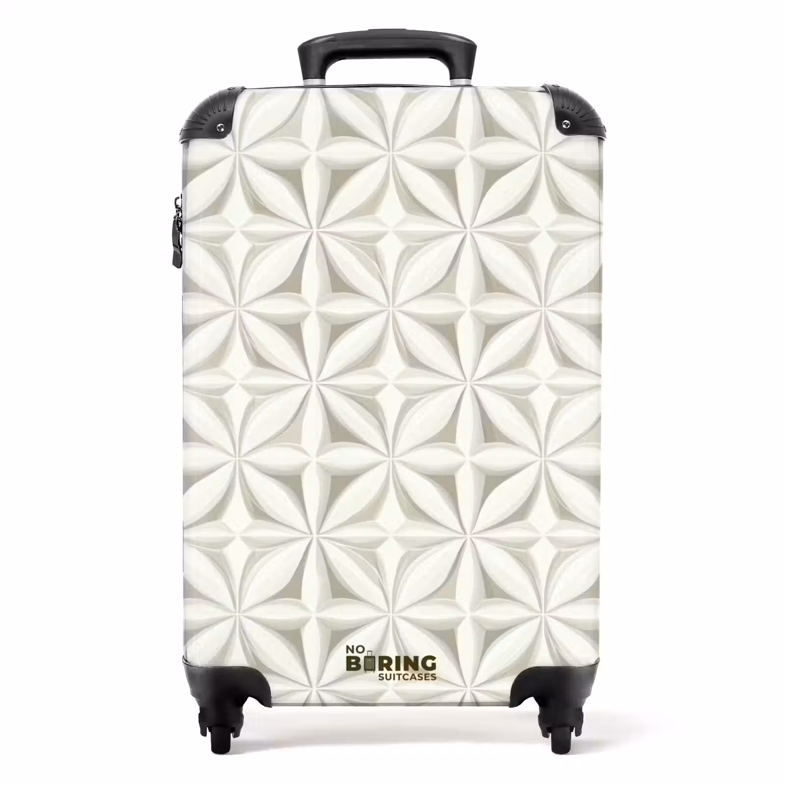 Valise - Abstrait - Texture - Gris - Blanc — 1