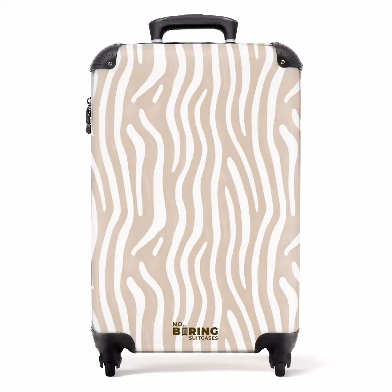 Valise - Abstrait - Zèbre - Beige — 1