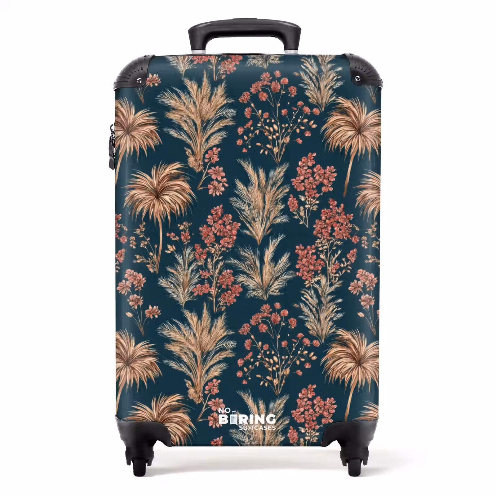 Valise - Botanique - Motif - Bleu — 1
