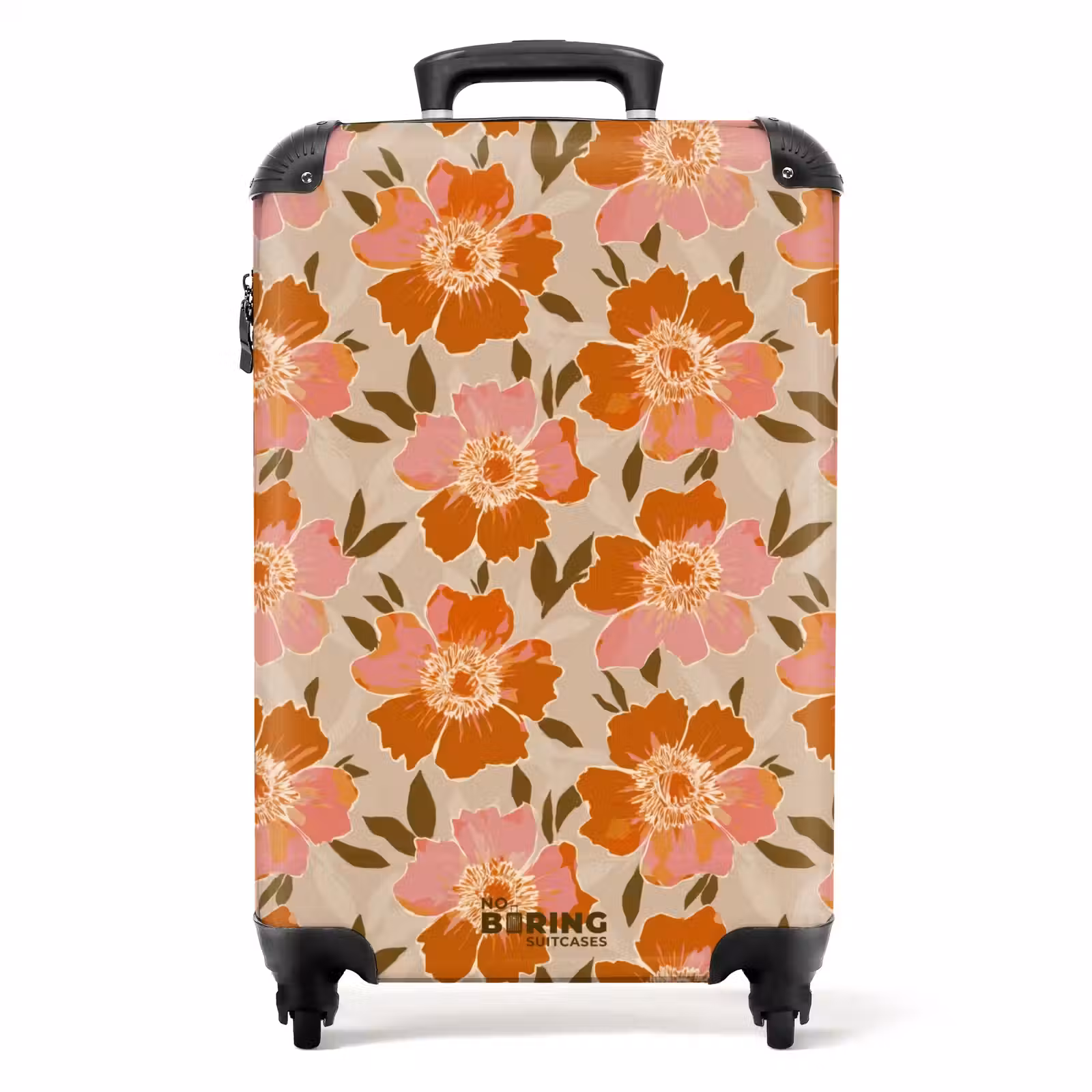 Valise - Fleurs - Motif - Rétro — 1