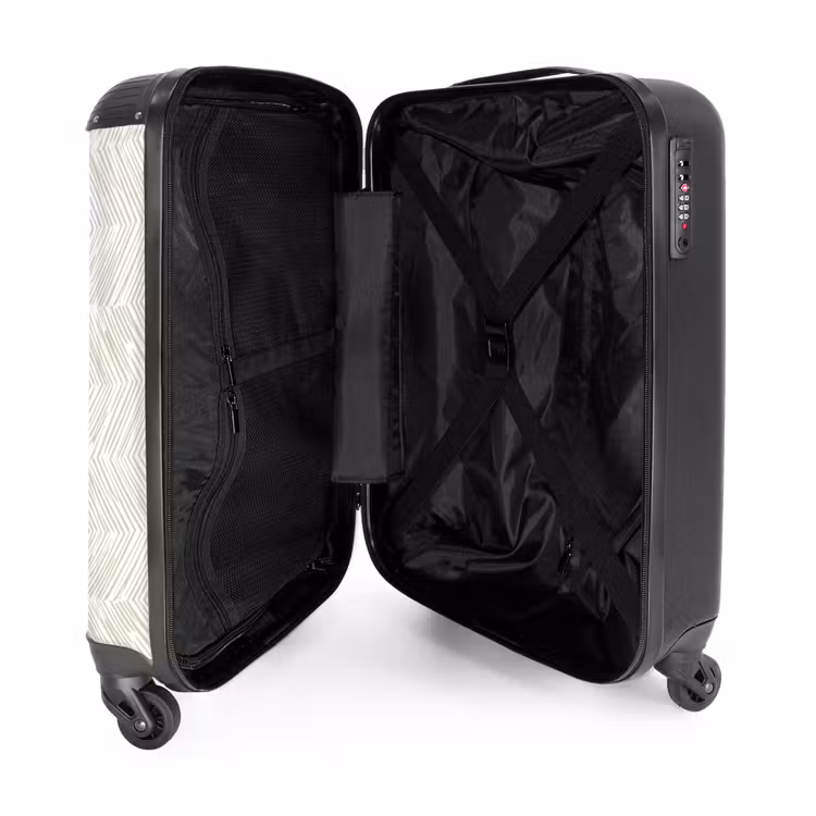 Valise - Abstrait - Diamants - Beige — 5