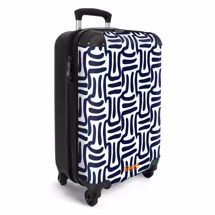 Valise - Abstrait - Moderne - Bleu — 2