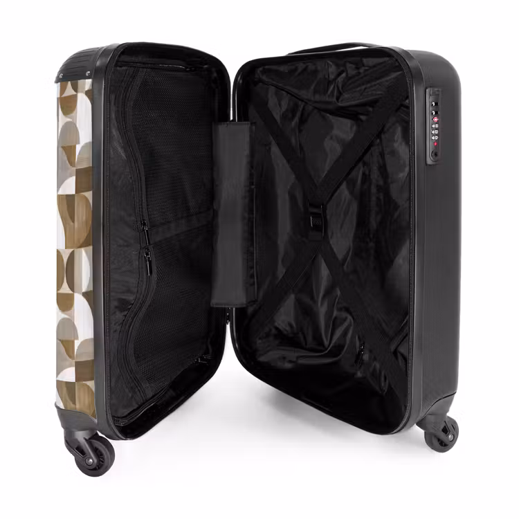 Valise - Abstrait - Rétro - Marron — 5