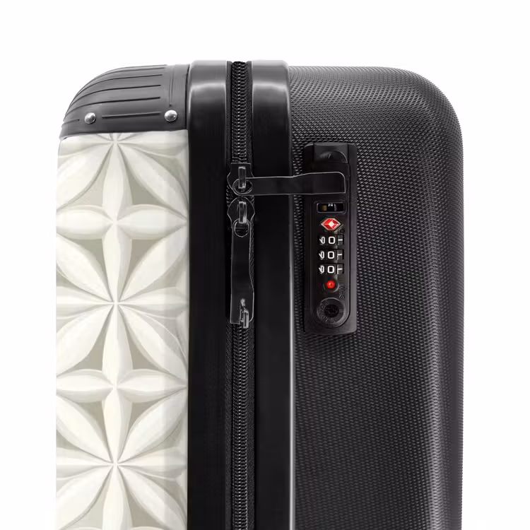 Valise - Abstrait - Texture - Gris - Blanc — 6