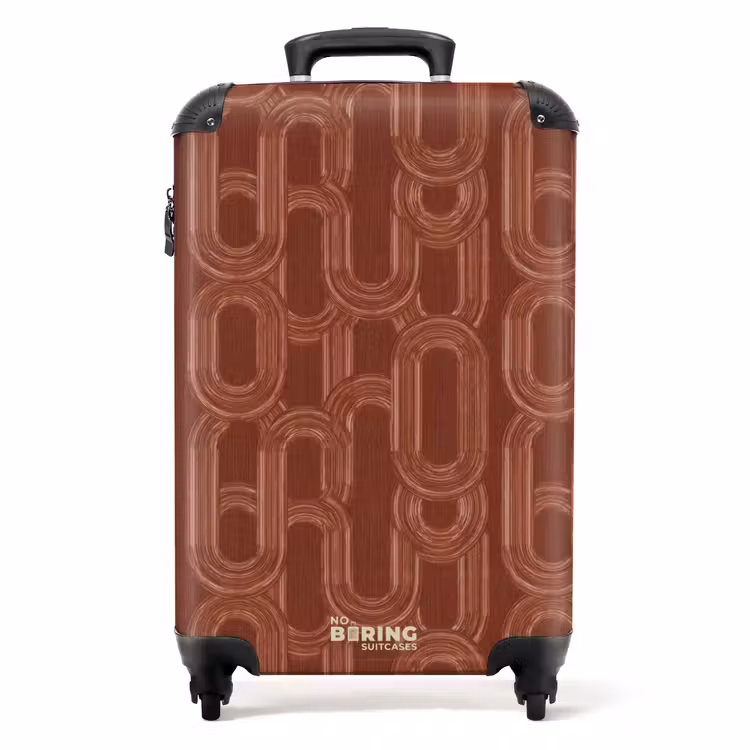 Valise - Abstrait - Texture - Marron — 1