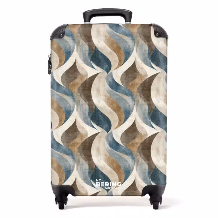 Valise - Abstrait - Vagues - Coloré — 1