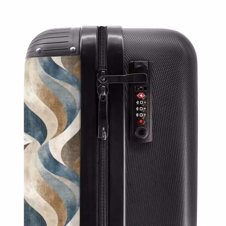 Valise - Abstrait - Vagues - Coloré — 6