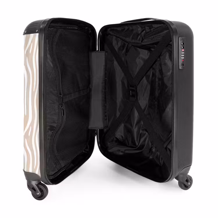 Valise - Abstrait - Zèbre - Beige — 5