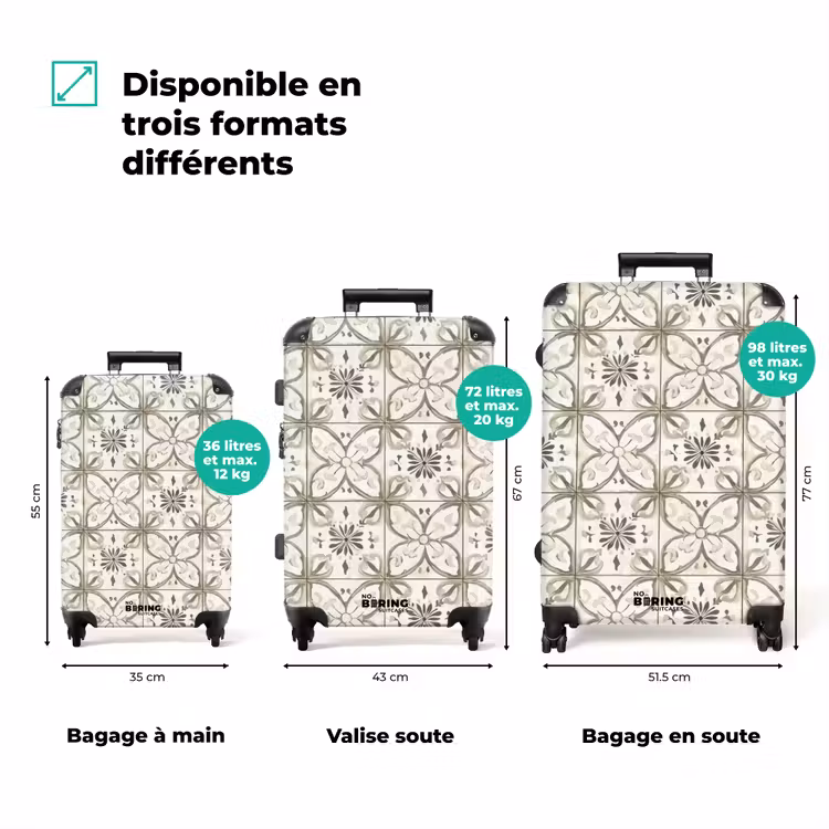 Valise - Antique - Tile - Beige — 3