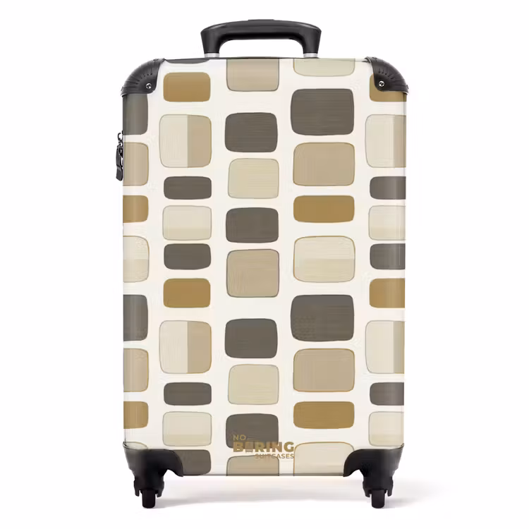 Valise - Blocs - Vintage - Gris — 1