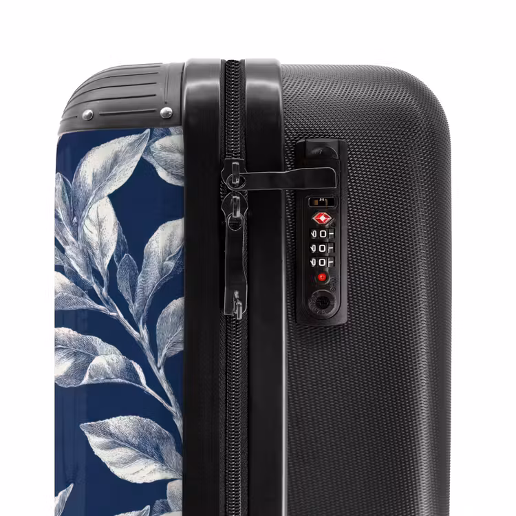 Valise - Botanique - Motif - Bleu — 6