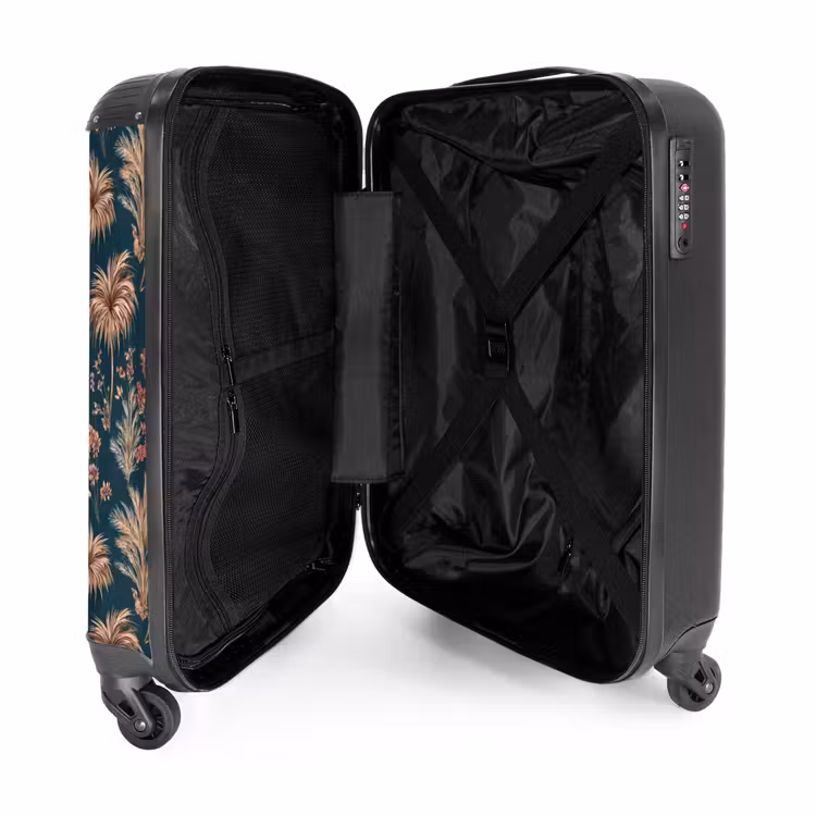 Valise - Botanique - Motif - Bleu — 5