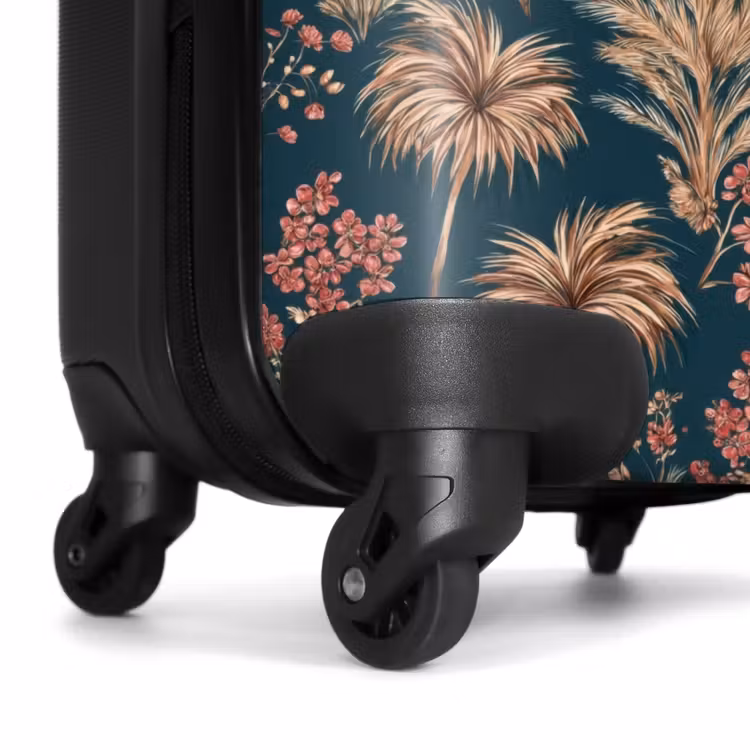Valise - Botanique - Motif - Bleu — 7