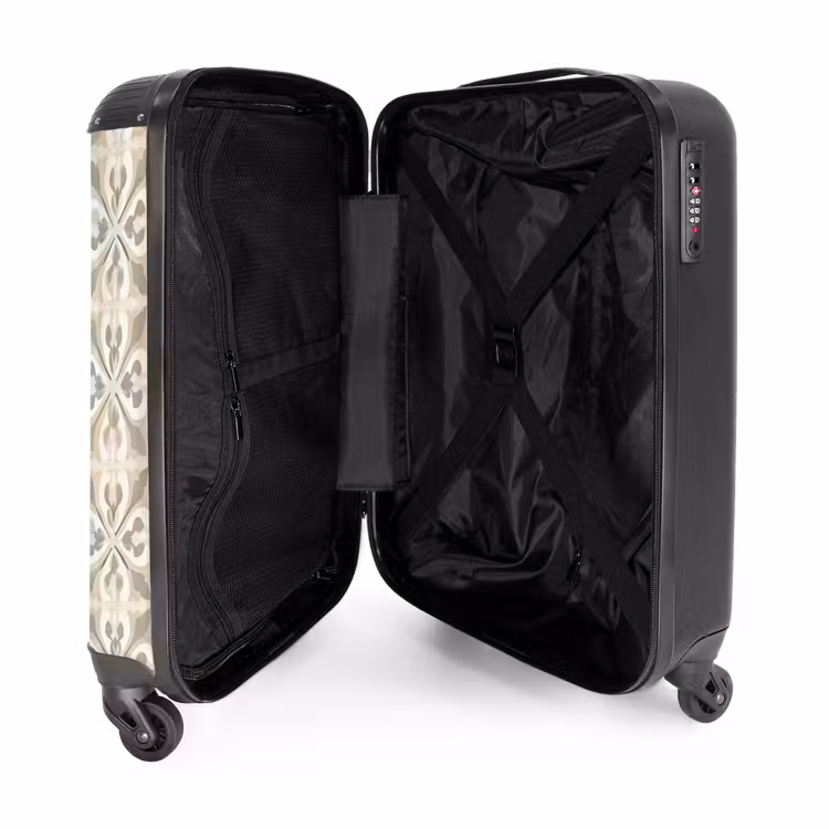 Valise - Carrelage - Motif - Beige — 5